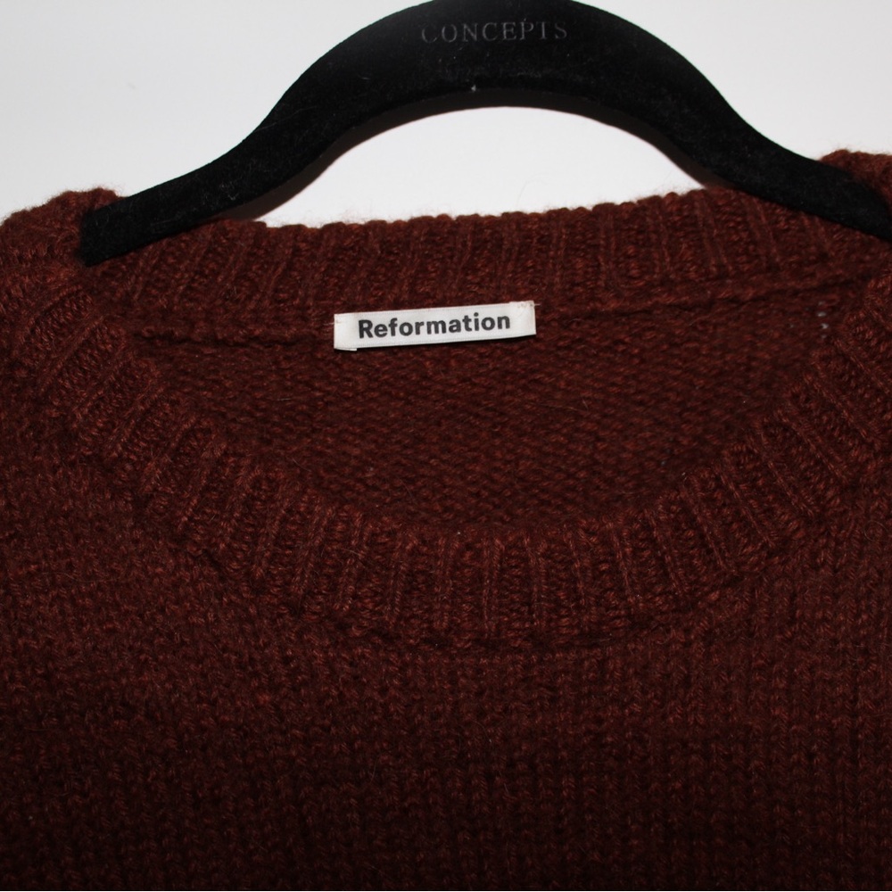 Reformation wine  Sweater